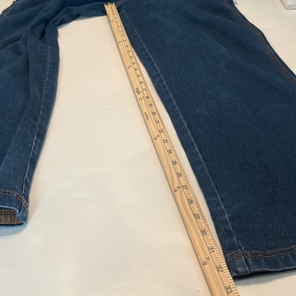 Smith's Workwear Stretch Relaxed Fit Carpenter Jean Dark Blue Size 34x34 - Picture 8 of 14